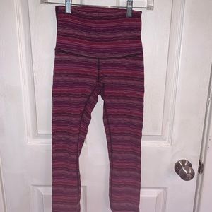 Lululemon Multicolored Cropped Leggings